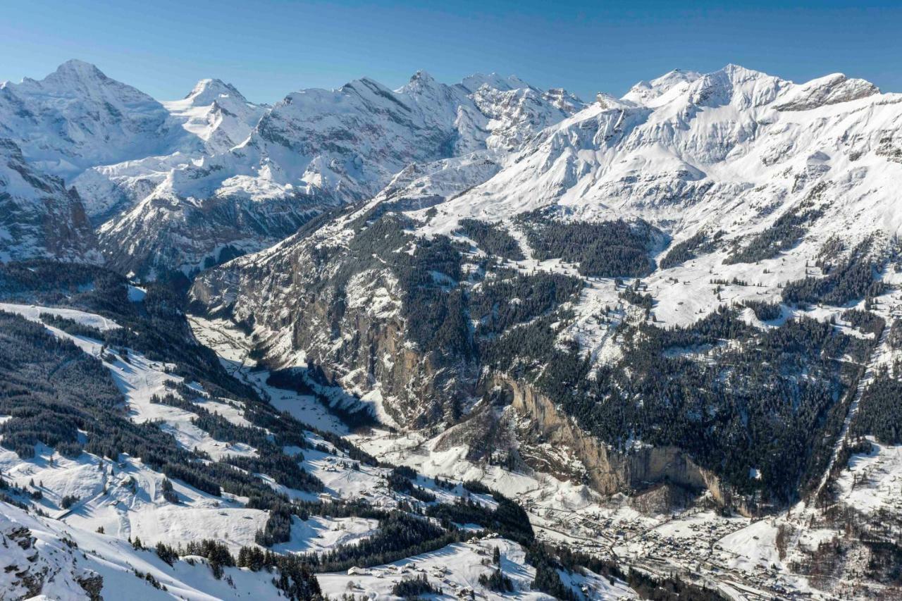 O 68 Haus Bel Air Apartamento Wengen Exterior foto