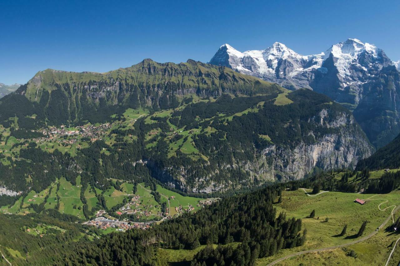 O 68 Haus Bel Air Apartamento Wengen Exterior foto
